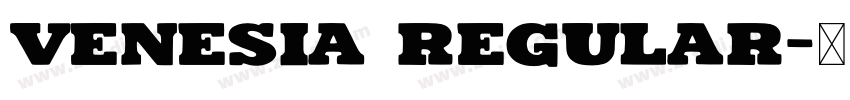 Venesia Regular字体转换